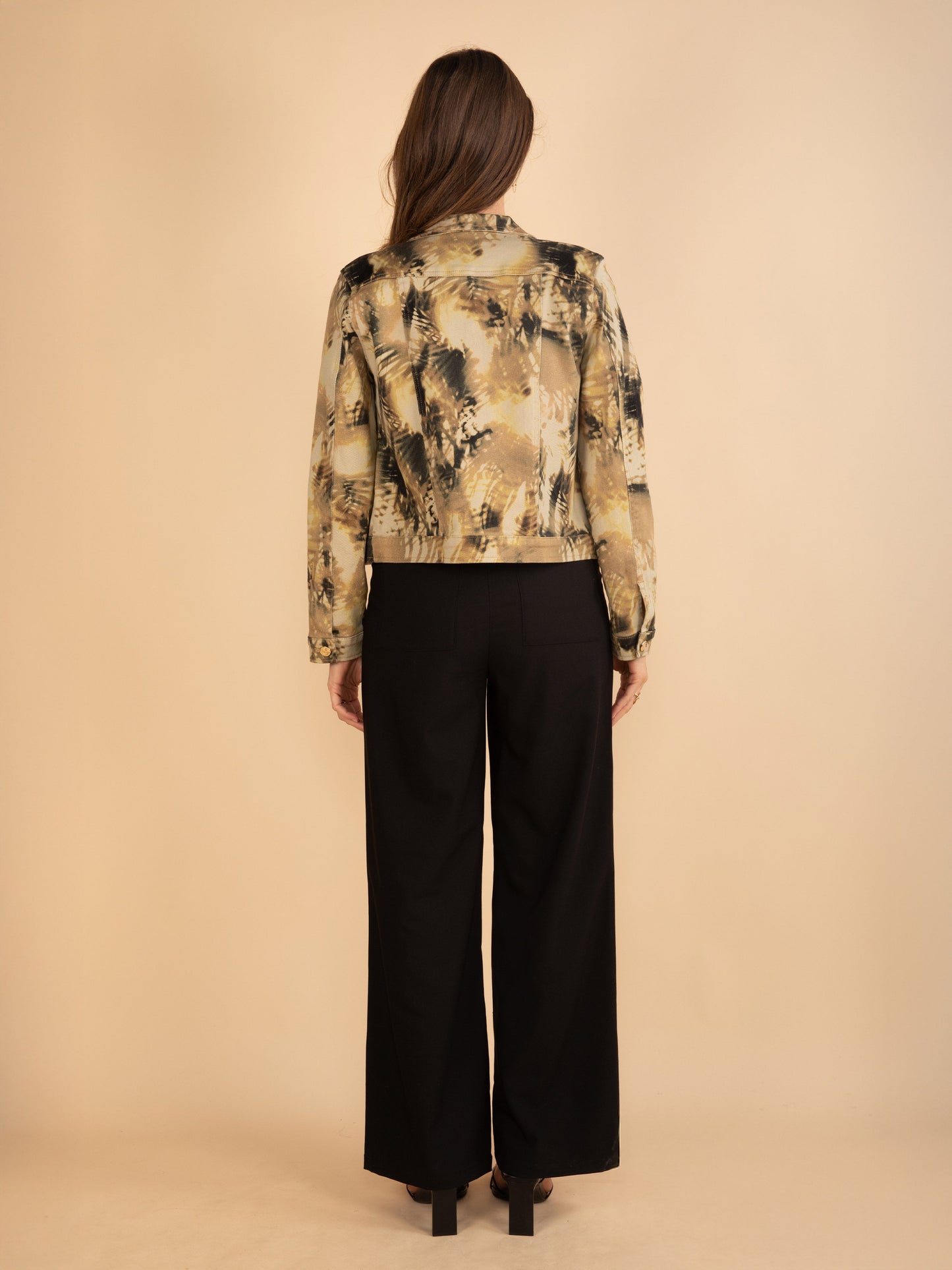 Kurze Jacke mit Print