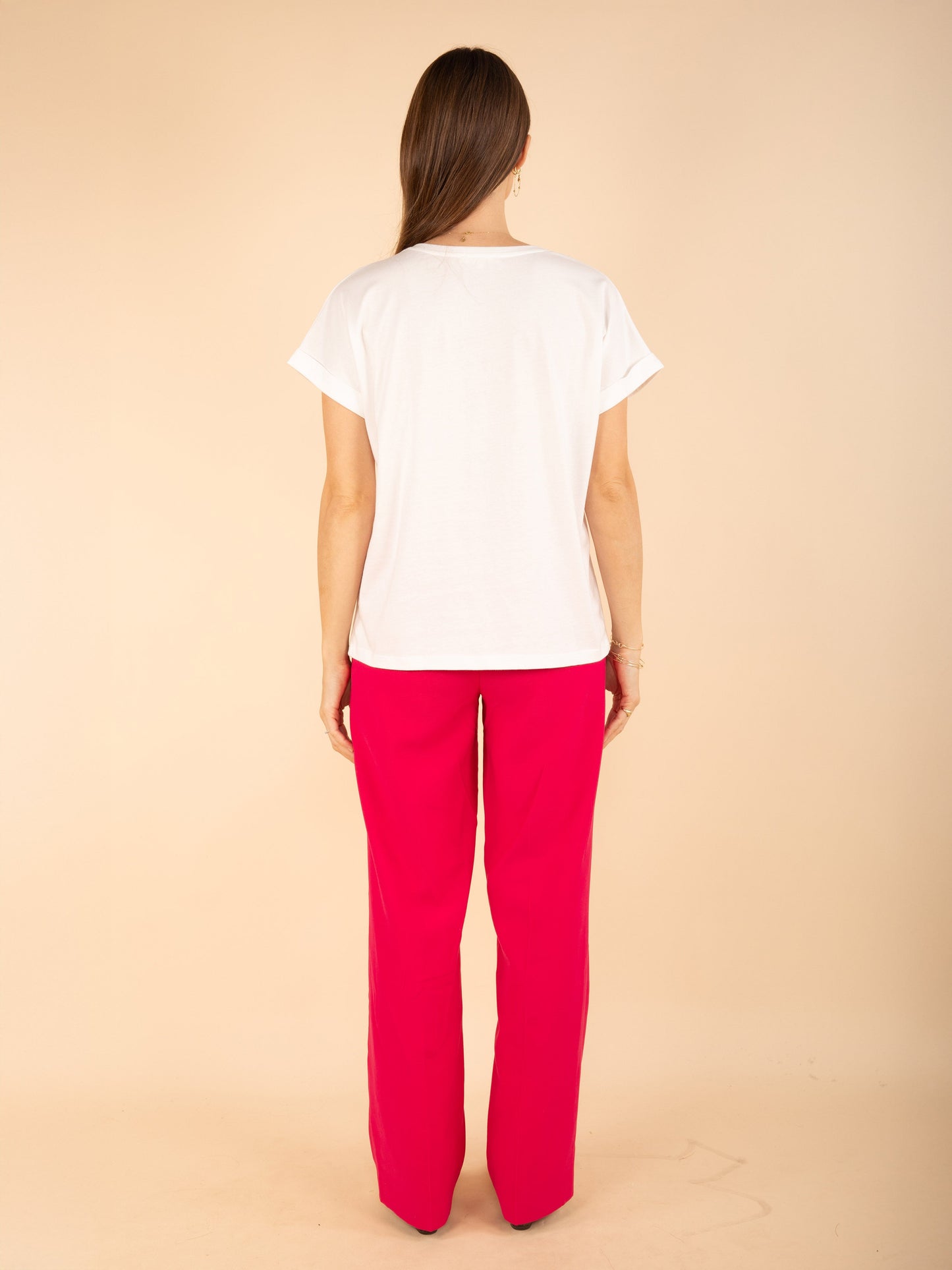 T-Shirt mit Rundhalsausschnitt und Aufdruck