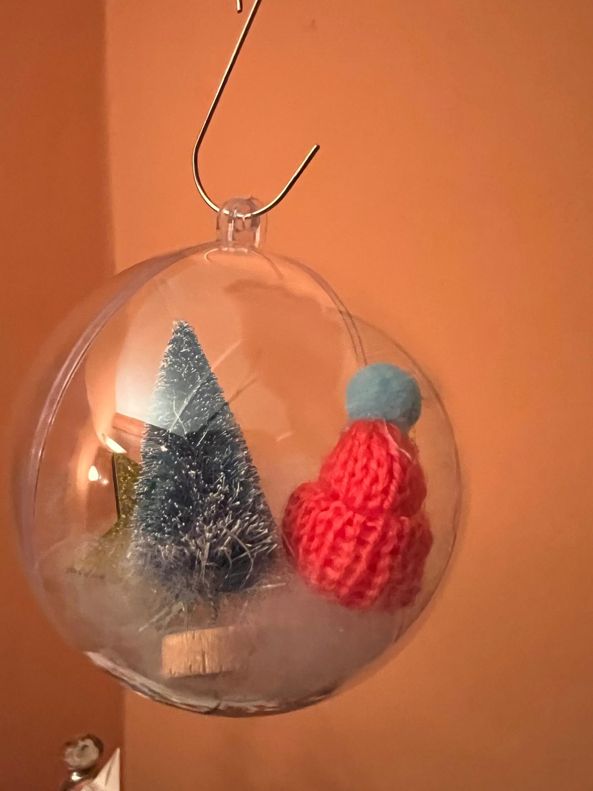 Christbaumkugel mit Geschenkgutschein