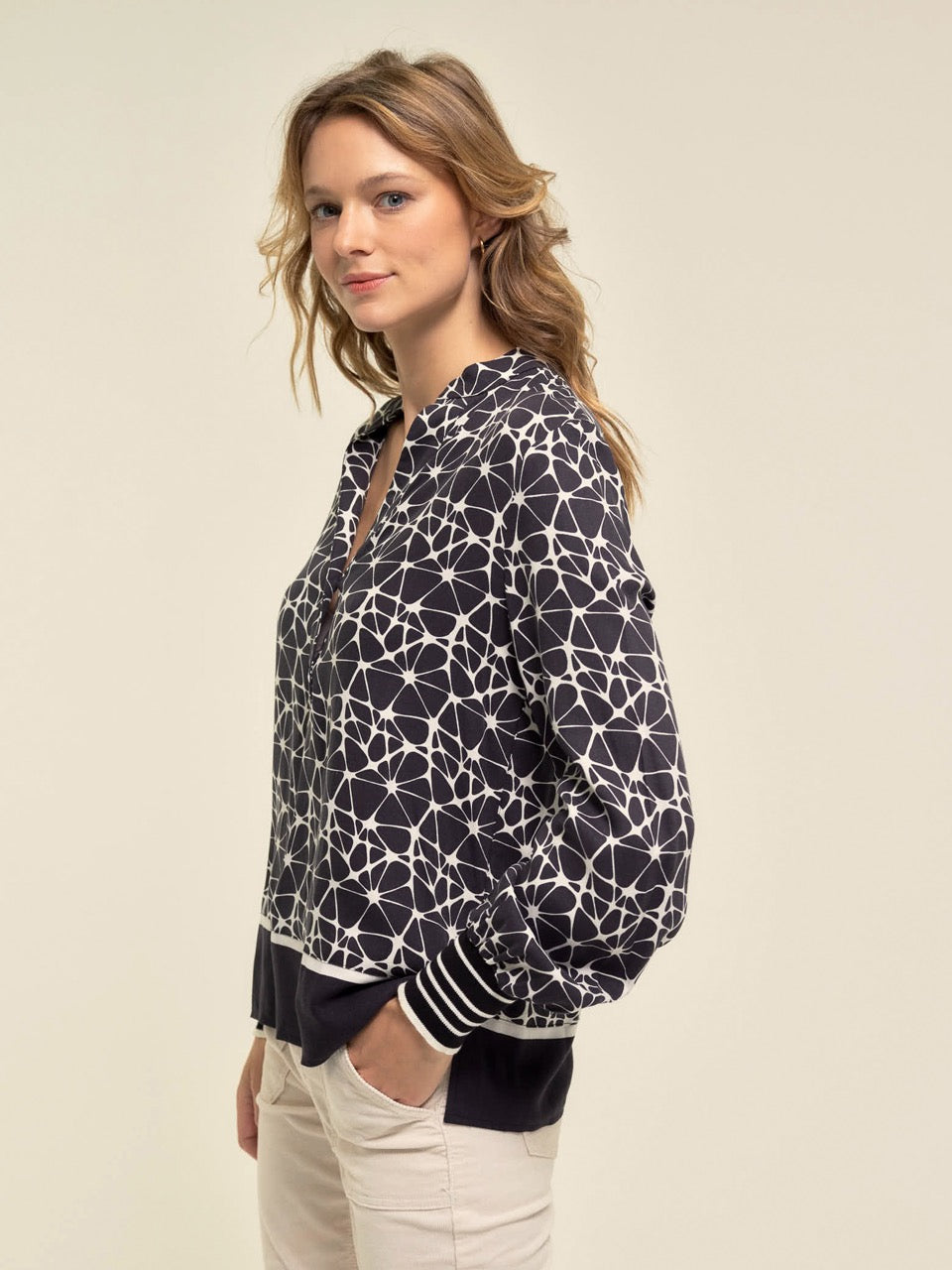 Bedruckte Bluse