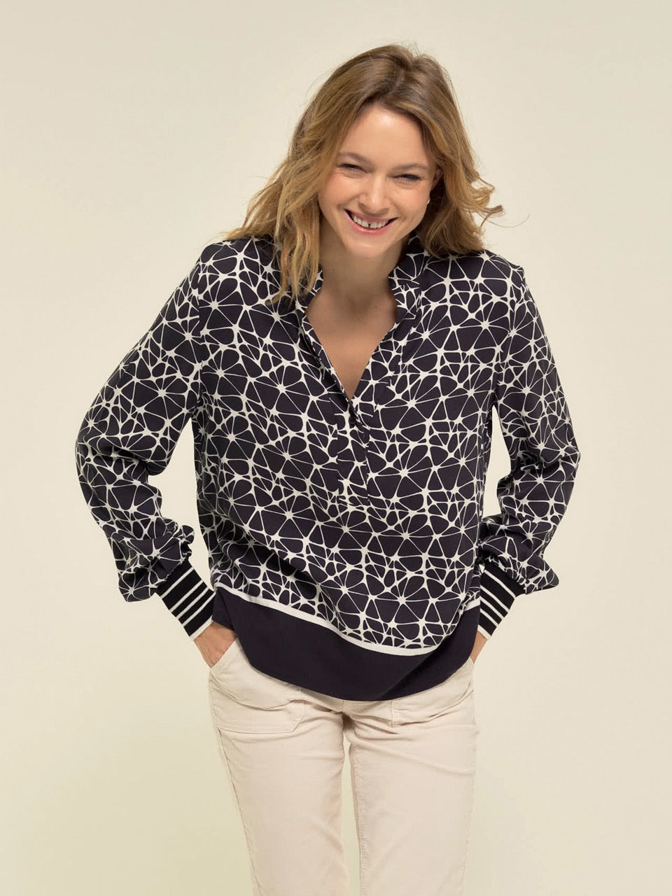 Bedruckte Bluse