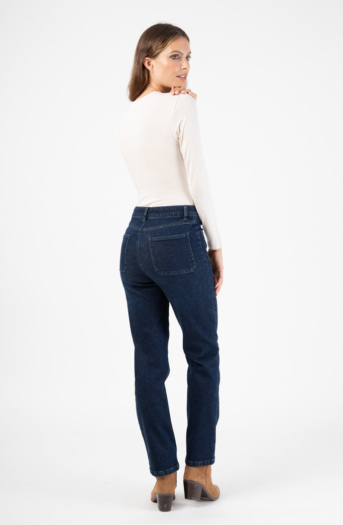 Jeans ROMY mit aufgesetzten Taschen