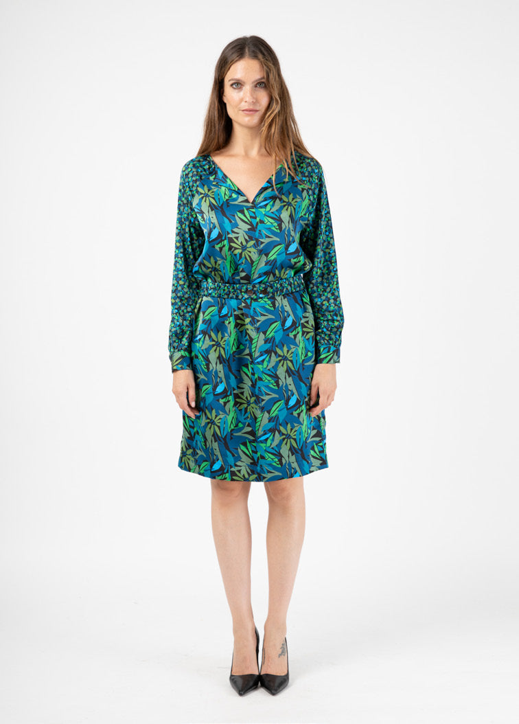 Bedrucktes Kleid