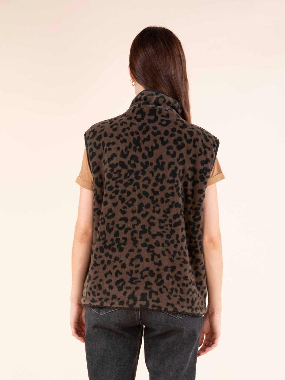 Wendbare, ärmellose Jacke