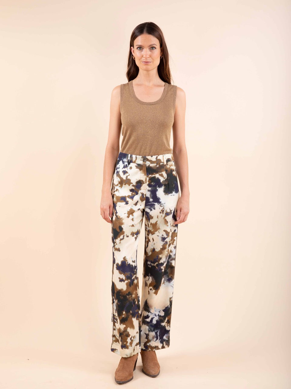 Fließende Hose Tie-Dye
