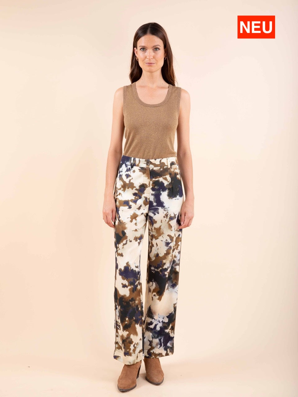 Fließende Hose Tie-Dye