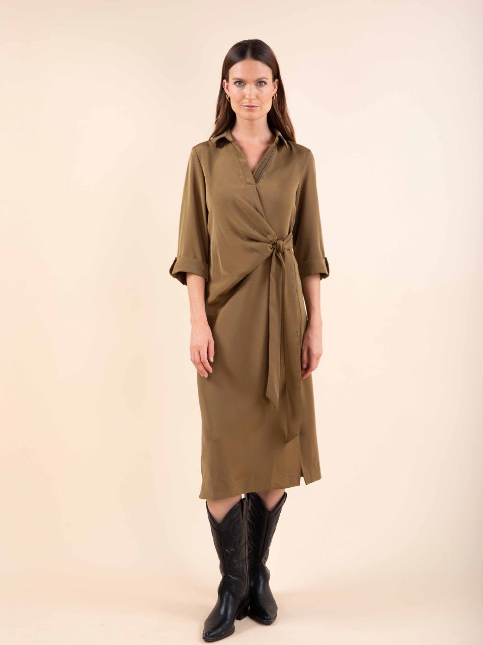 Drapiertes Kleid