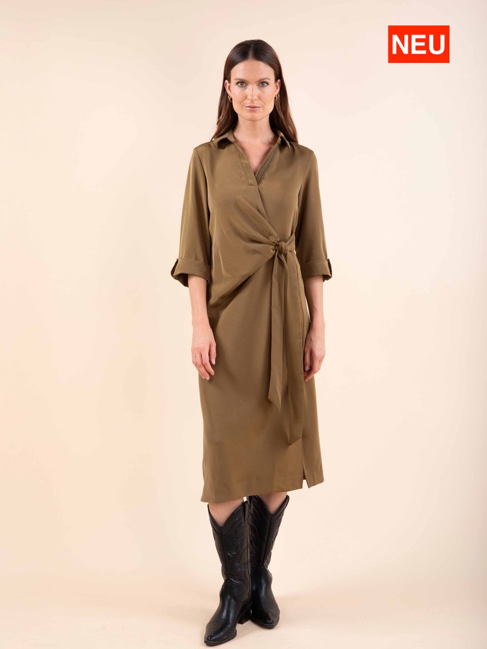 Drapiertes Kleid