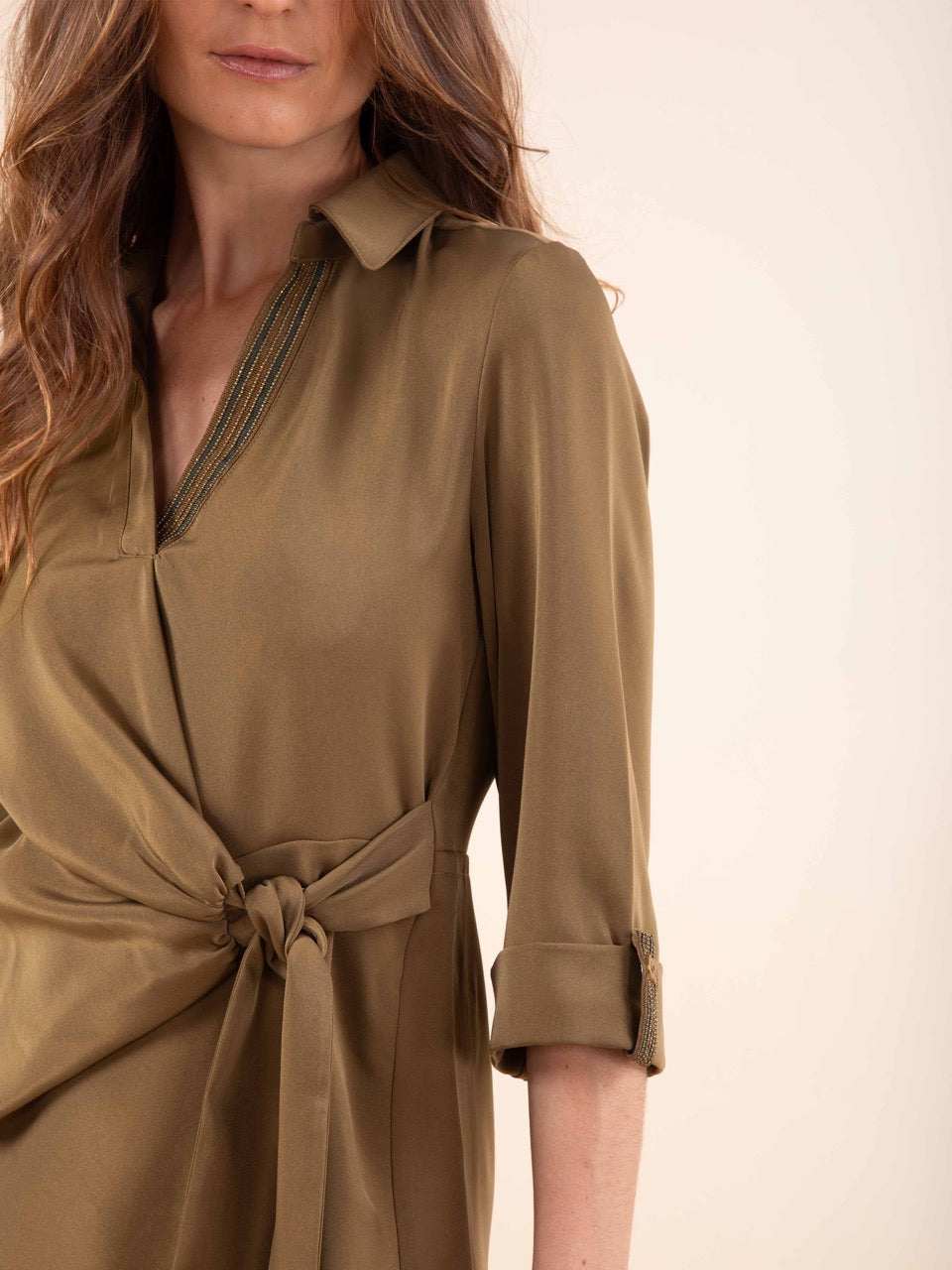 Drapiertes Kleid