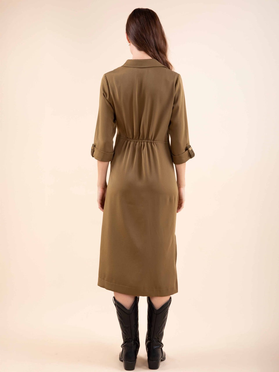 Drapiertes Kleid