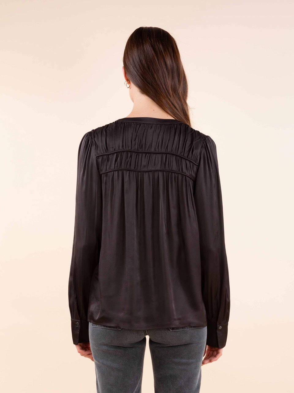 Satinierte Bluse