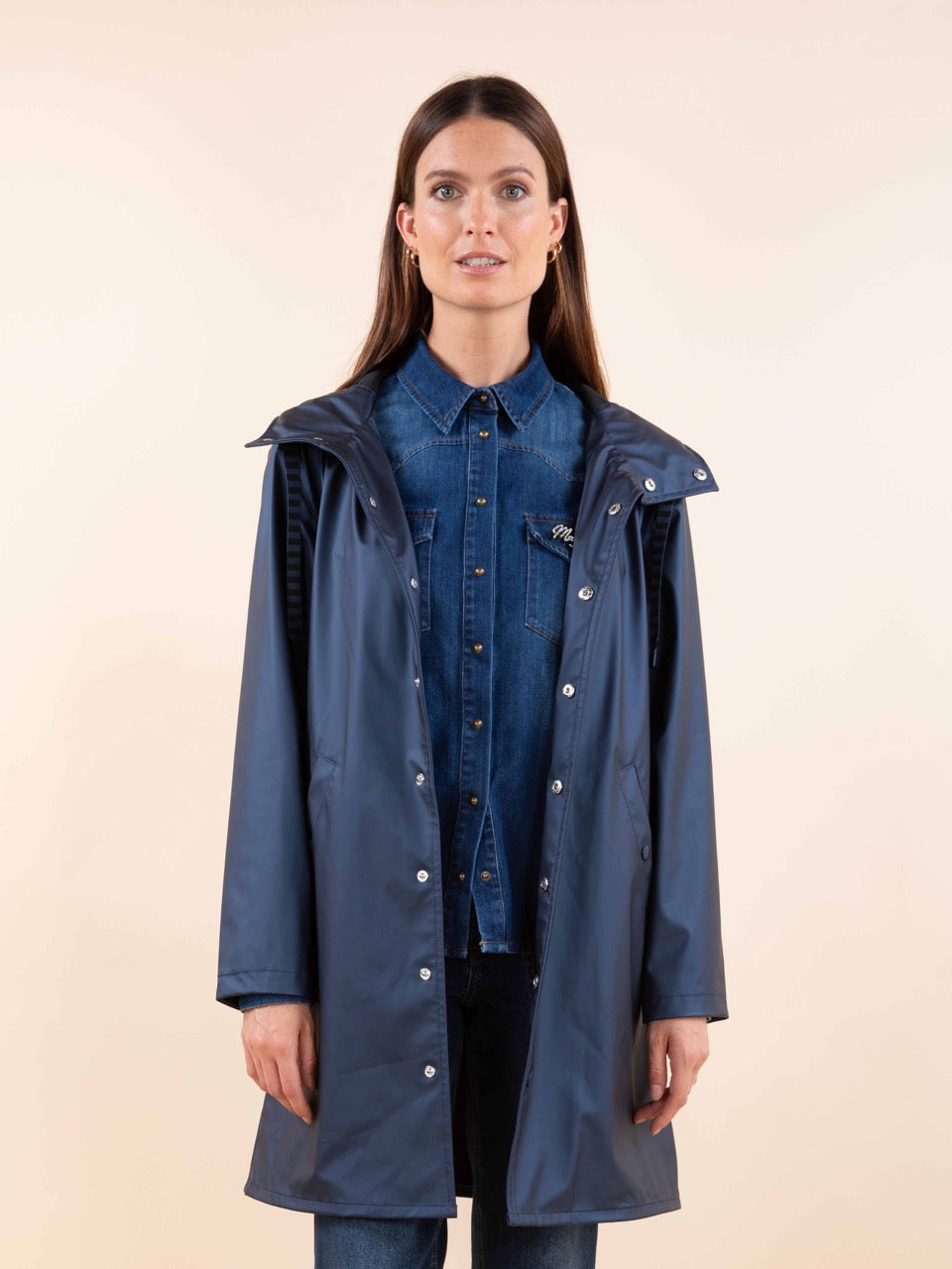 Irisierender Parka