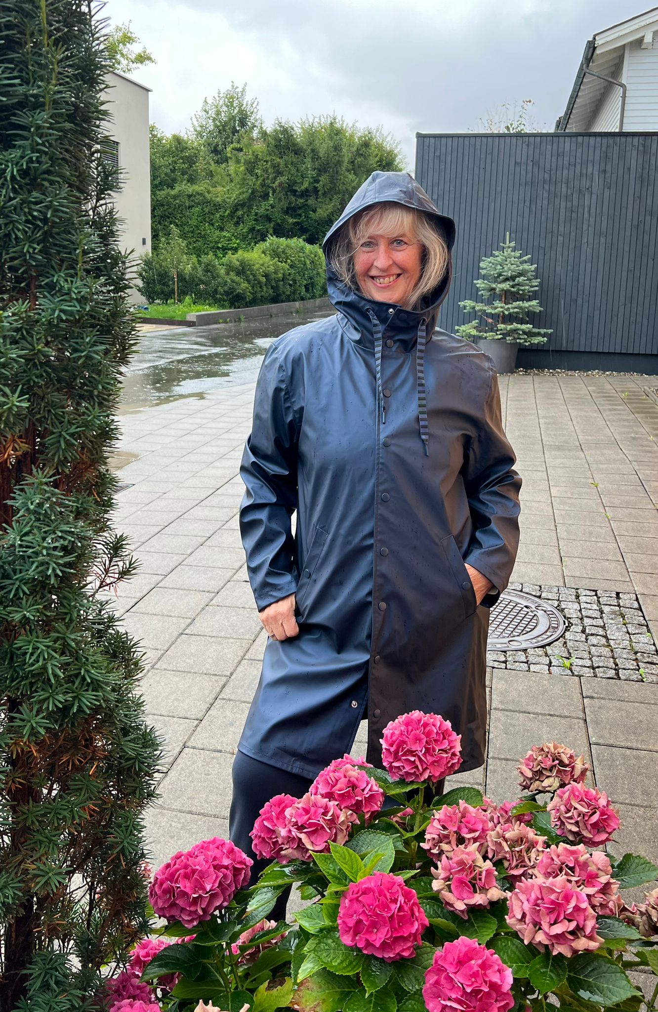 Irisierender Parka