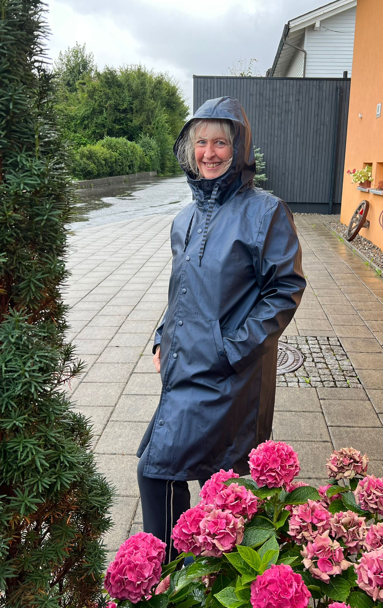 Irisierender Parka