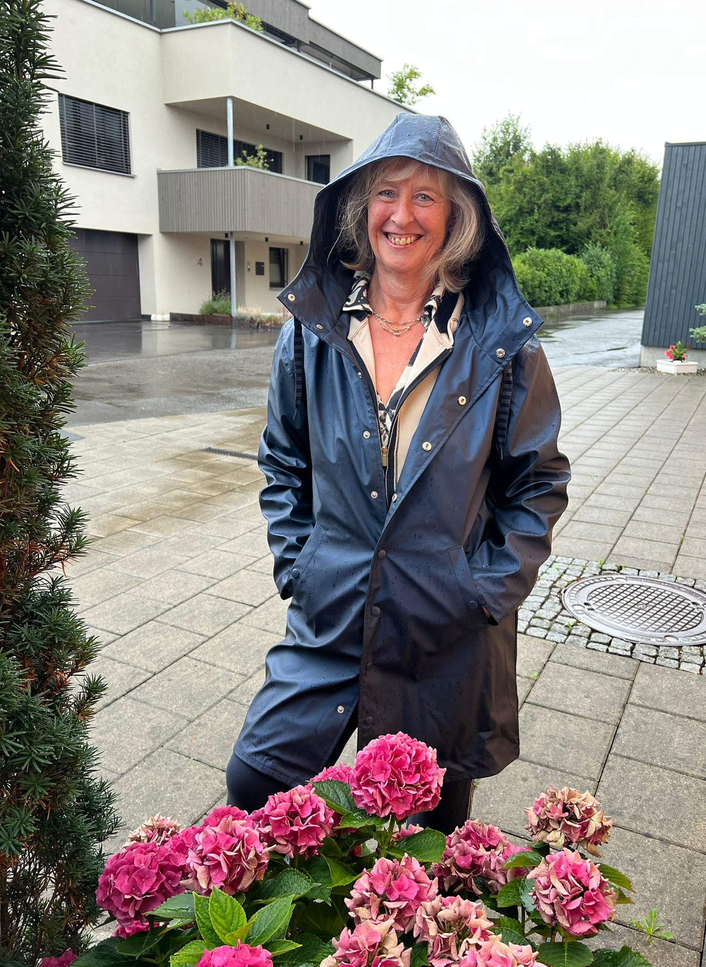 Irisierender Parka