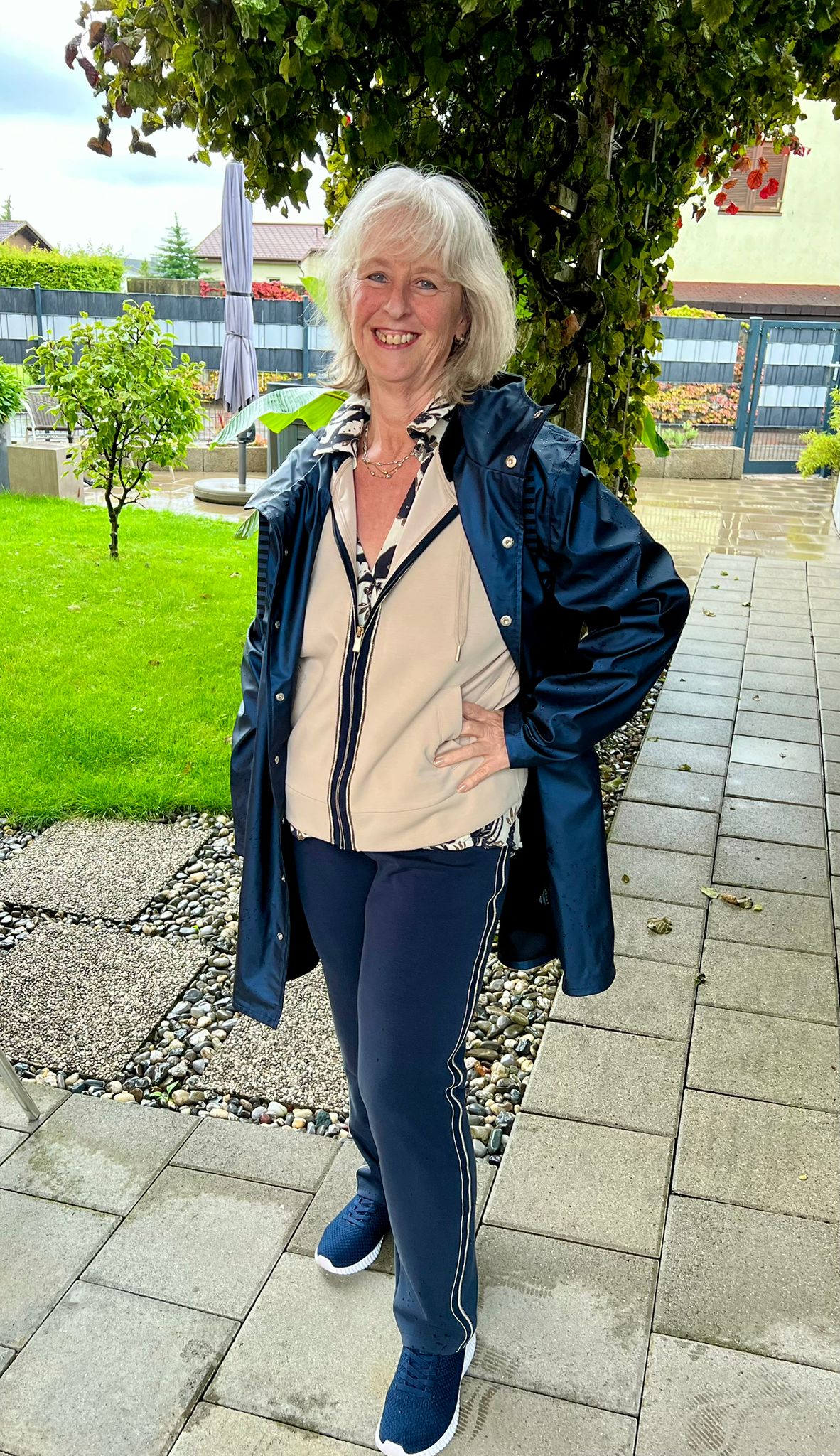 Irisierender Parka