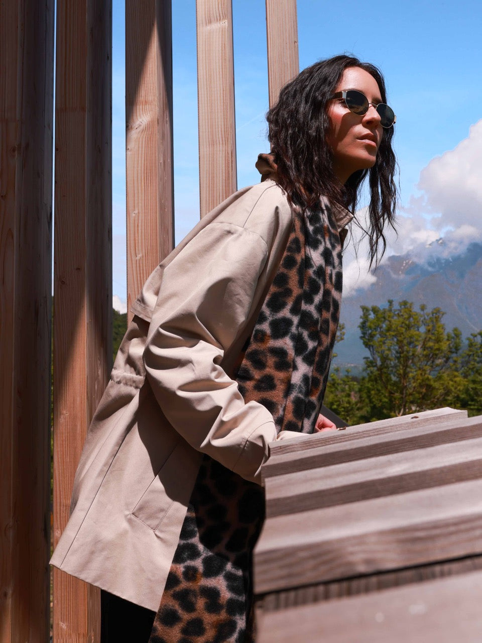 Kurzer Trenchcoat