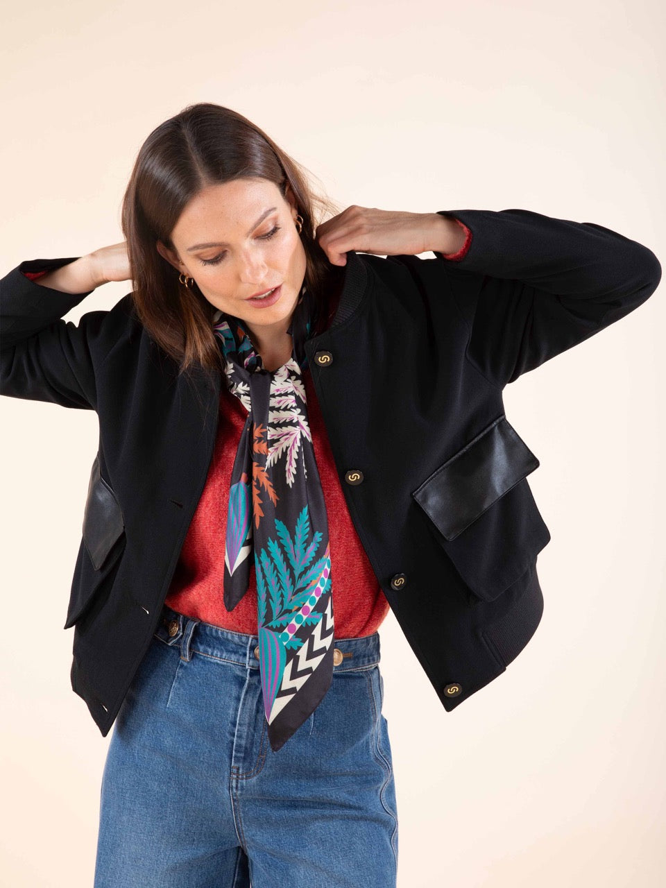 Elegante Bomberjacke