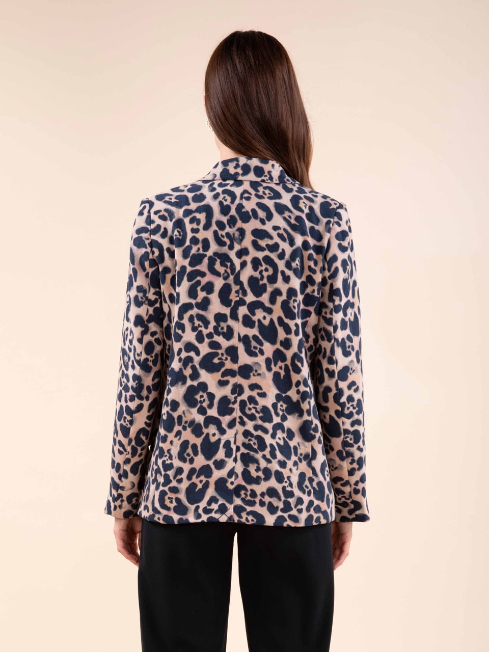 Blazer mit Leopardenmuster