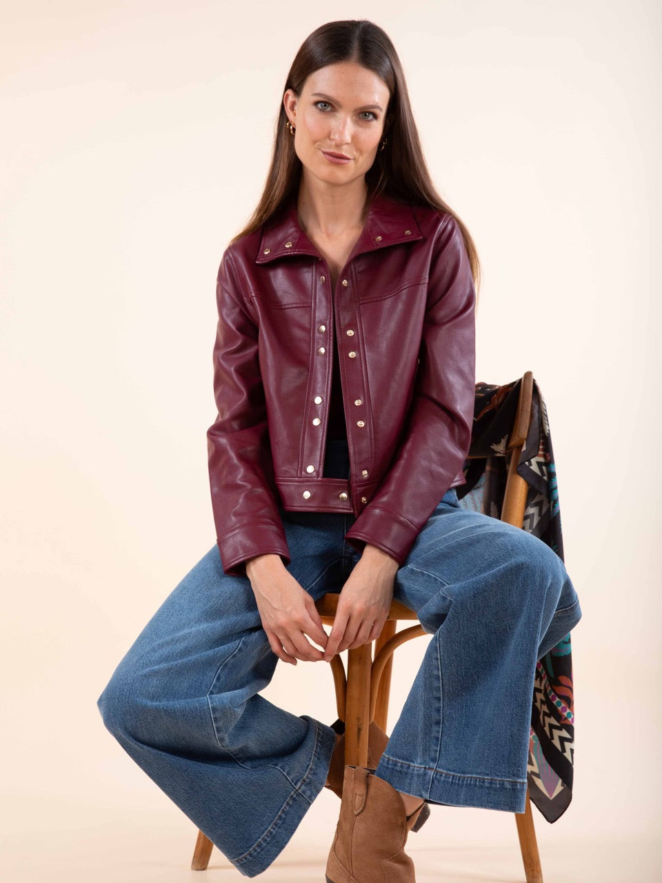 Kunstlederjacke