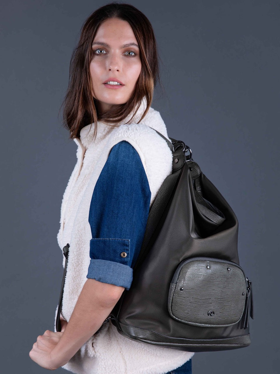 Rucksack JULES in Kaki