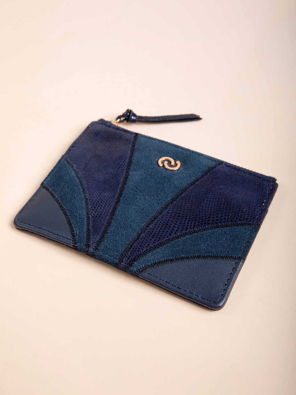 Kleine Geldbörse ROMAIN in Denim