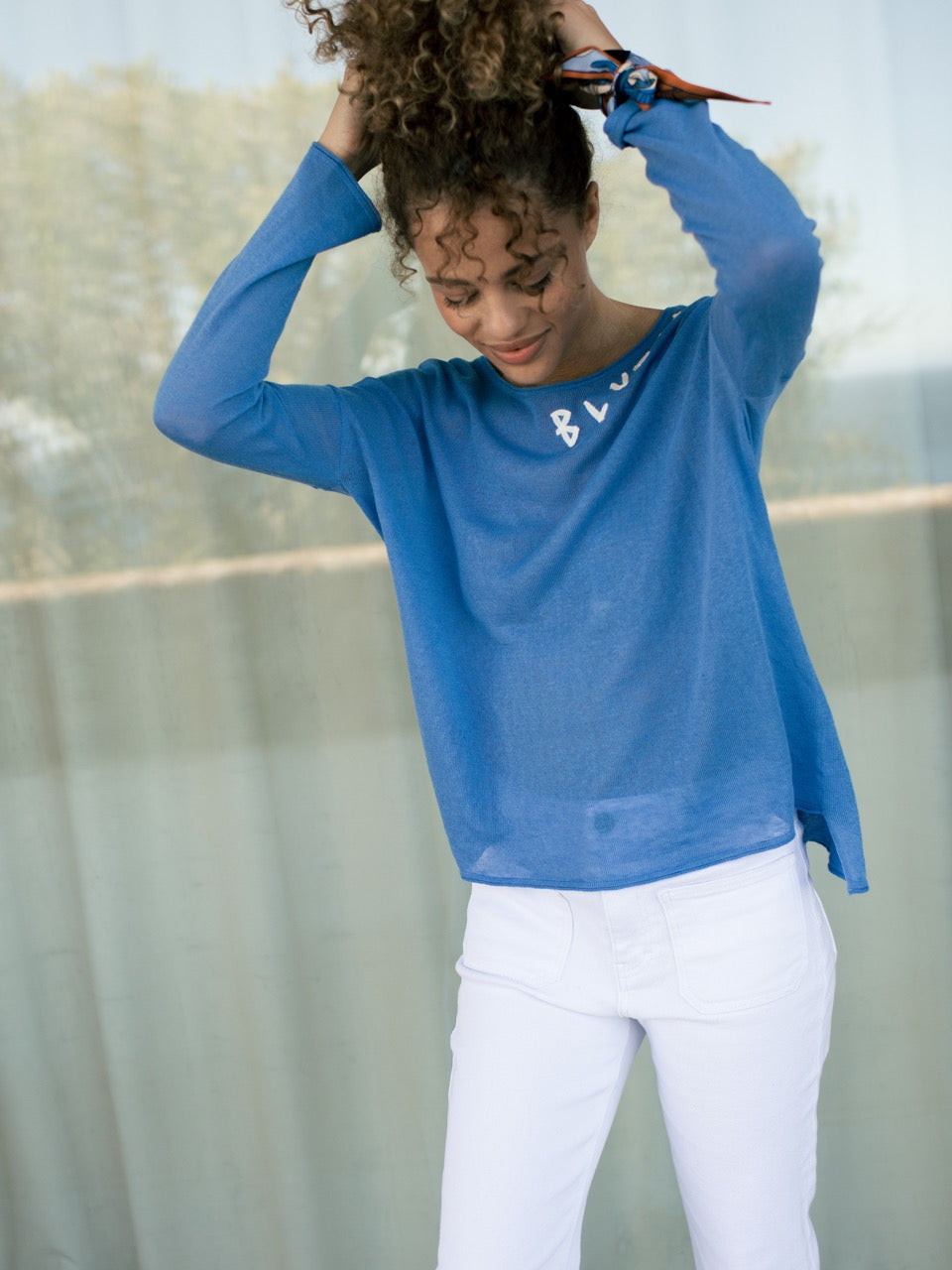Bestickter Pullover