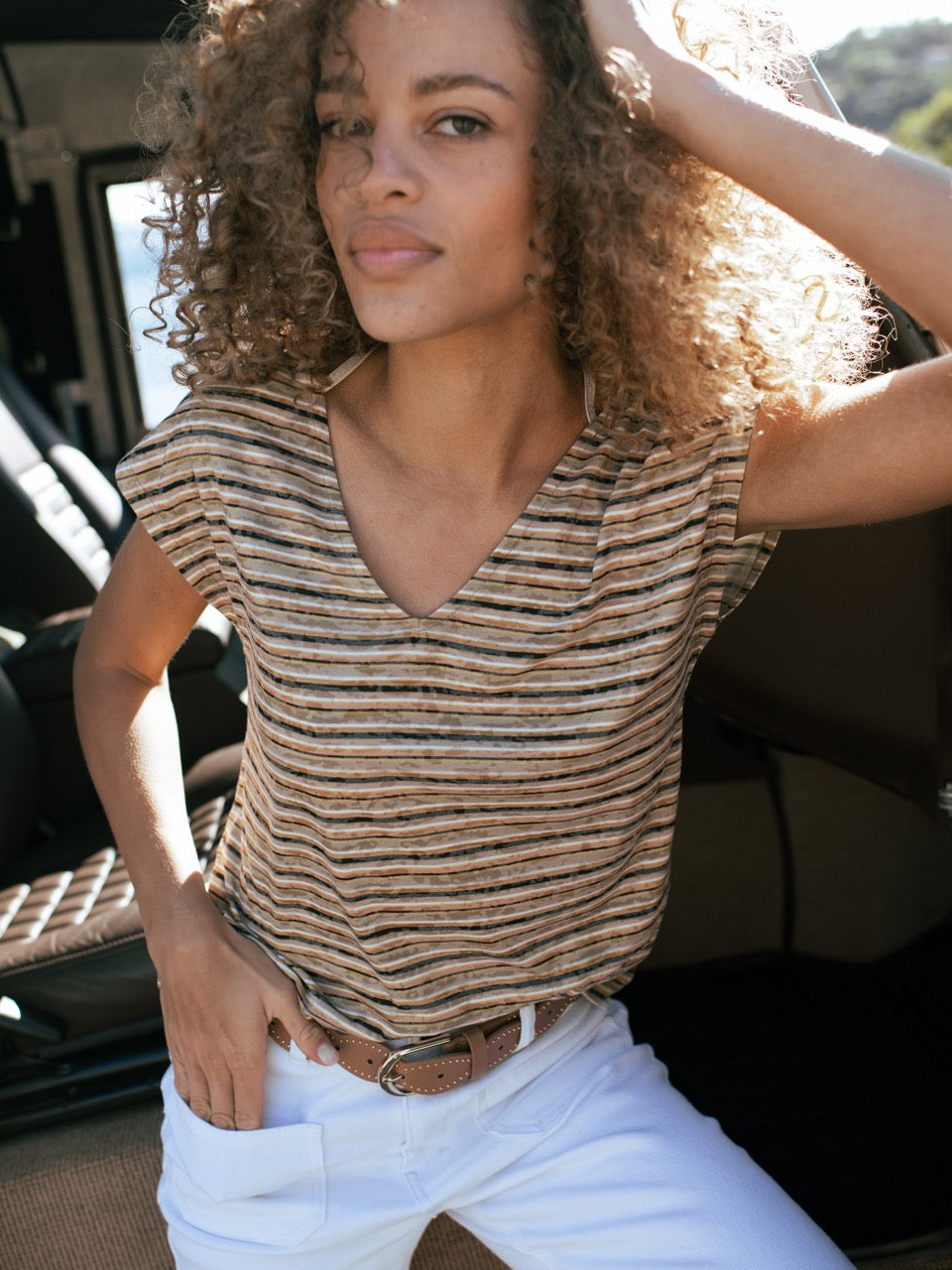 Gestreiftes T-Shirt