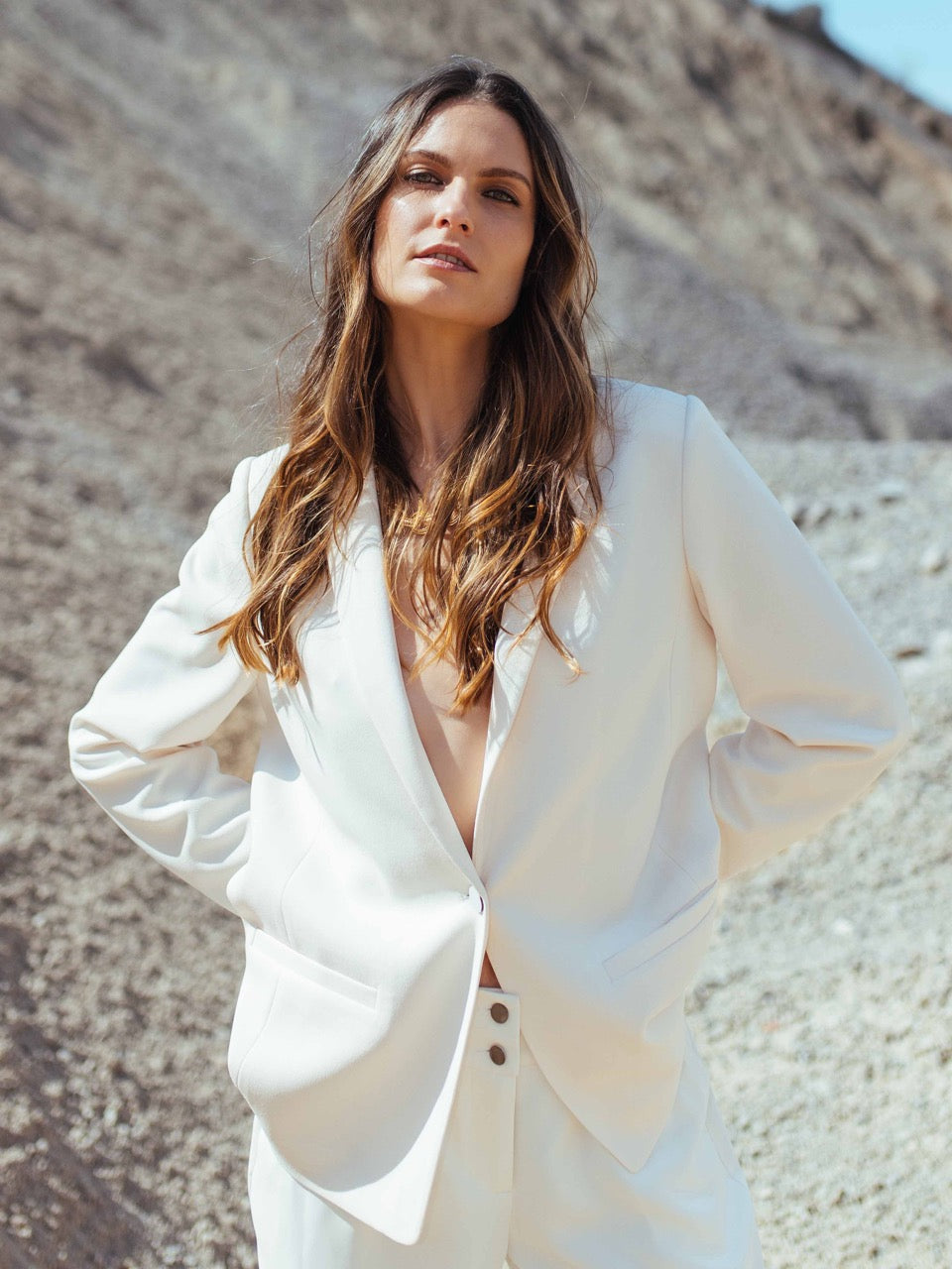 Blazer, weiß