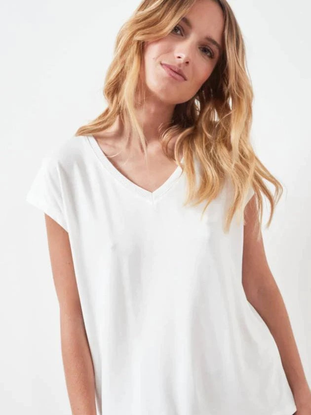 T-Shirt mit V-Ausschnitt JADE