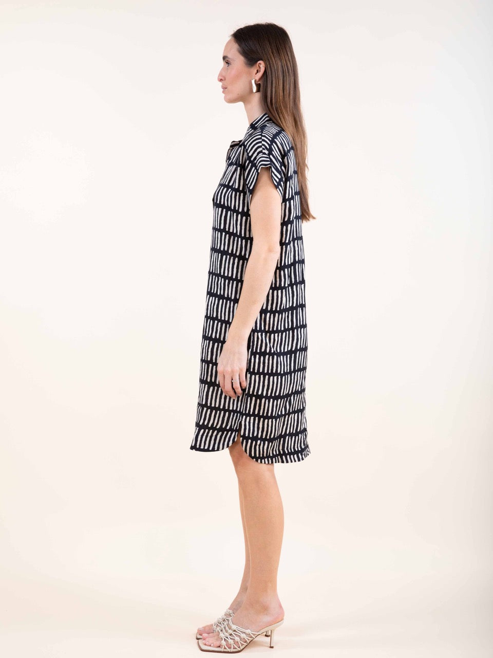 Kleid mit Hemdkragen