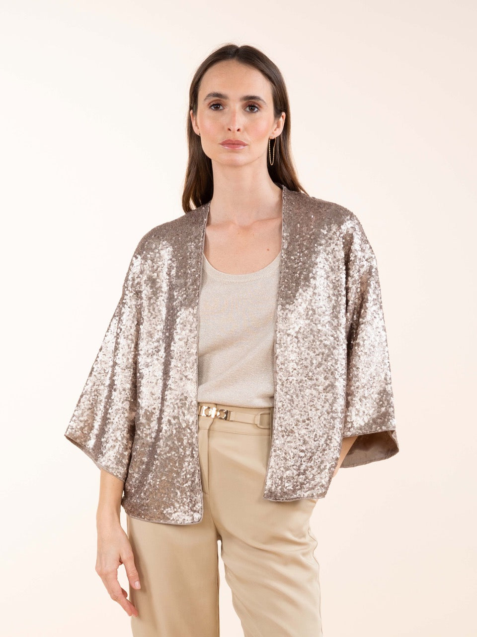 Jacke mit Pailletten