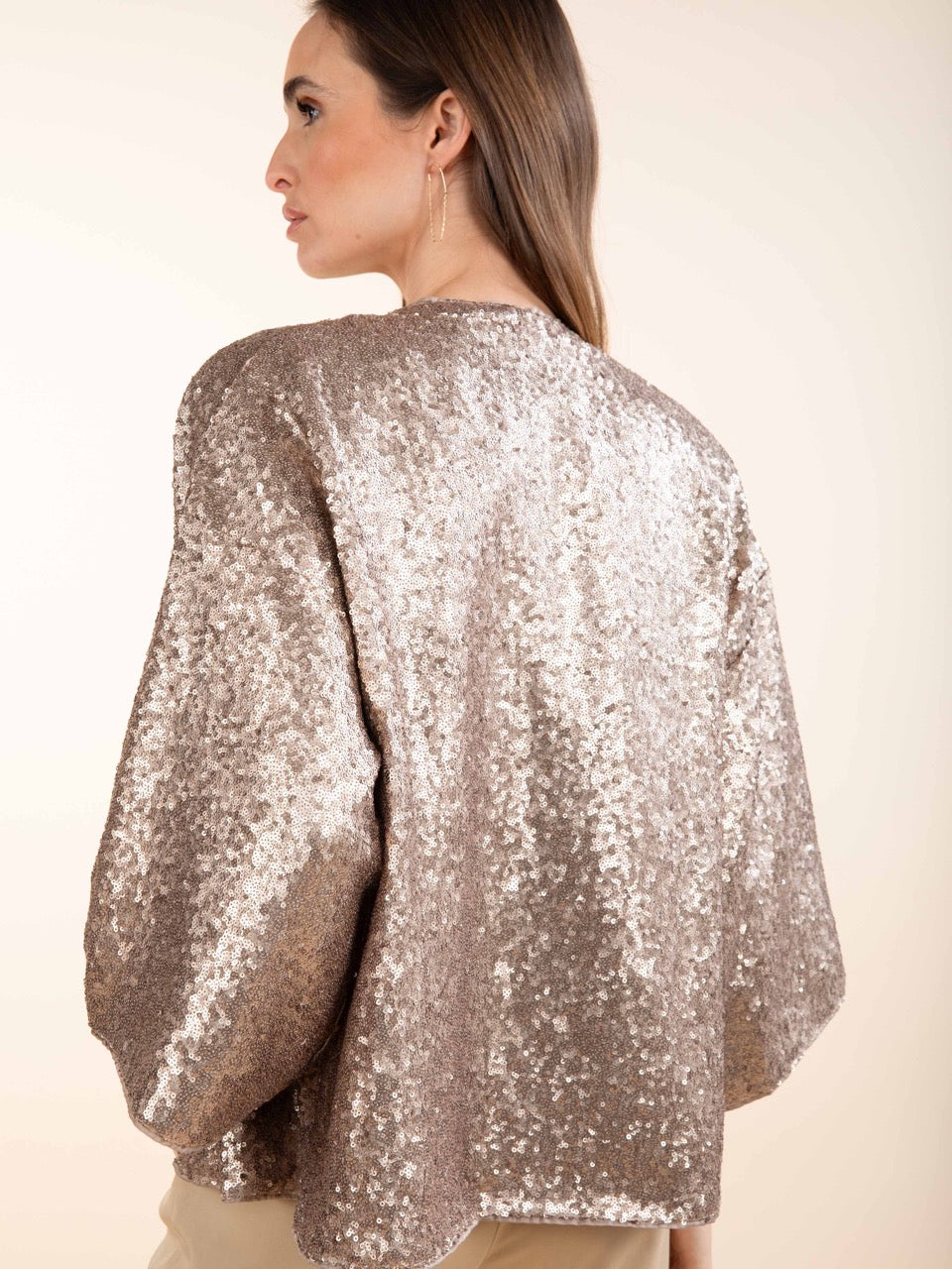 Jacke mit Pailletten