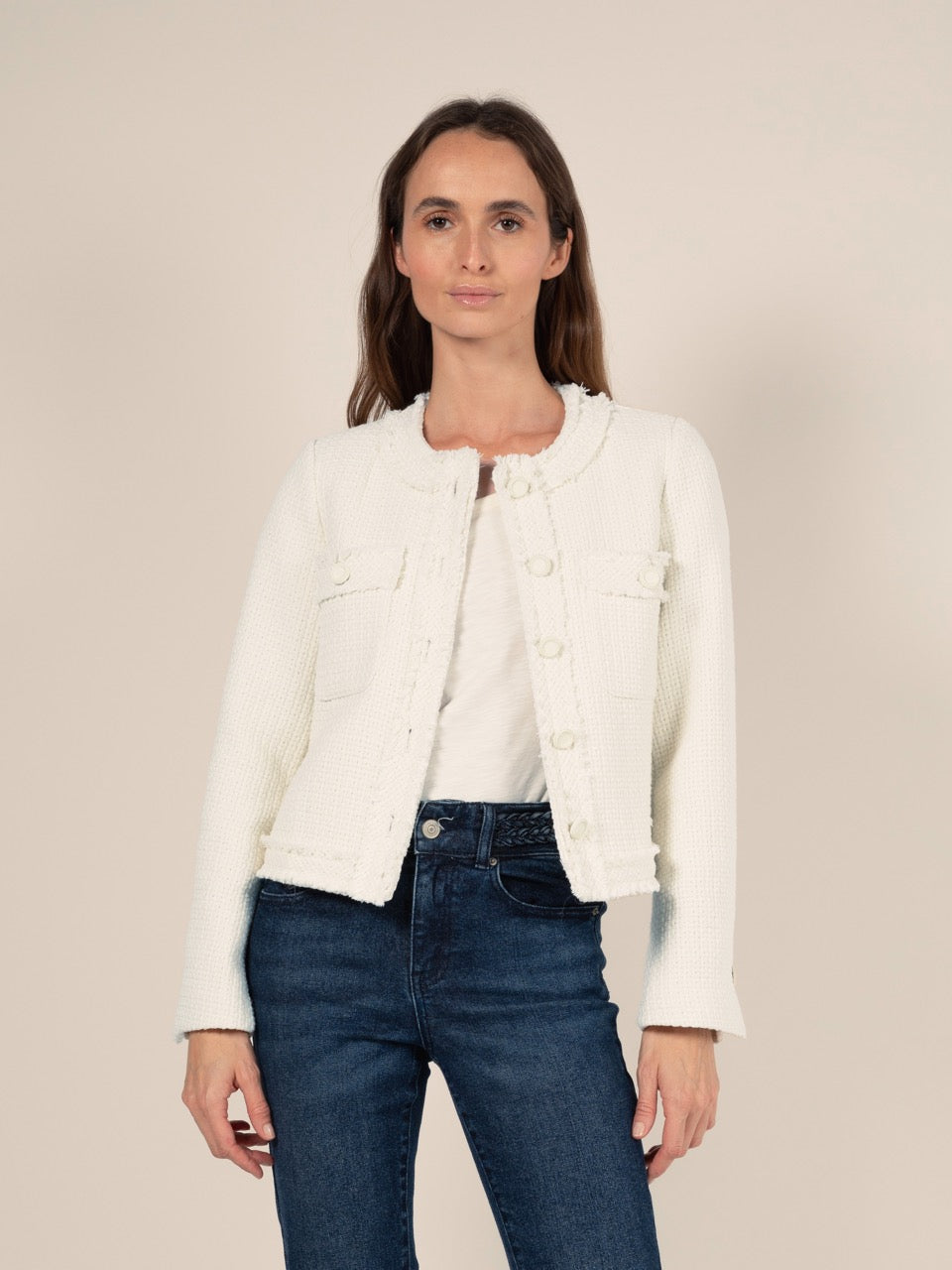 Tweed-Jacke