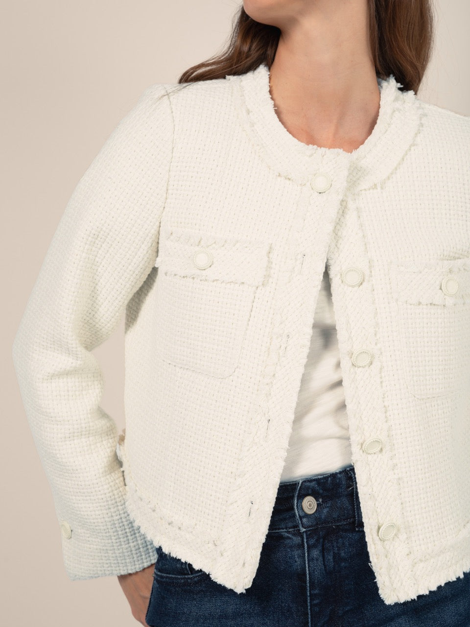 Tweed-Jacke
