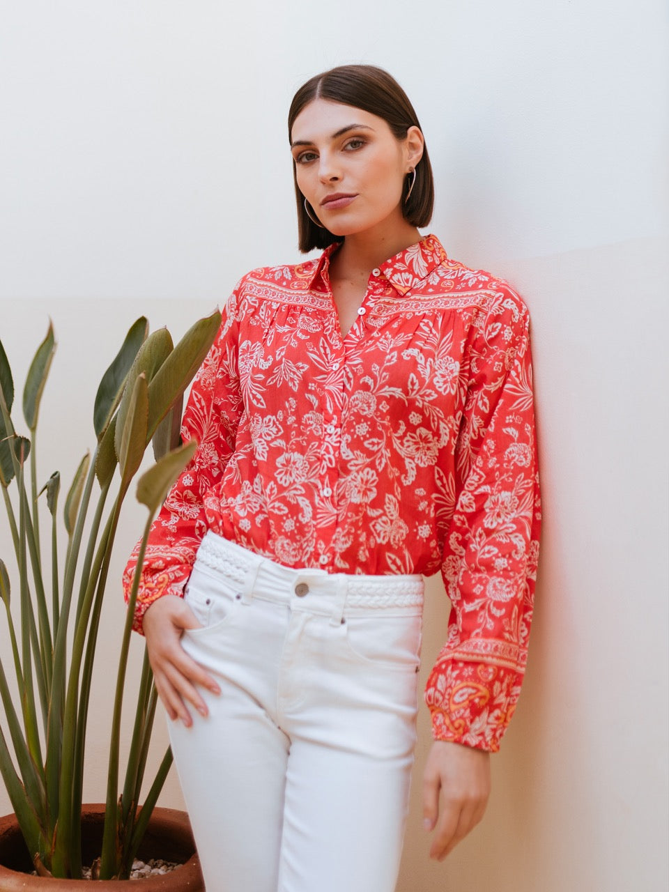 Shirt mit Blumenprint