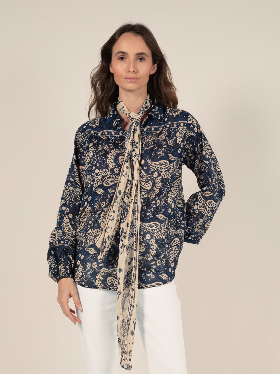 Shirt mit Bandana-Print