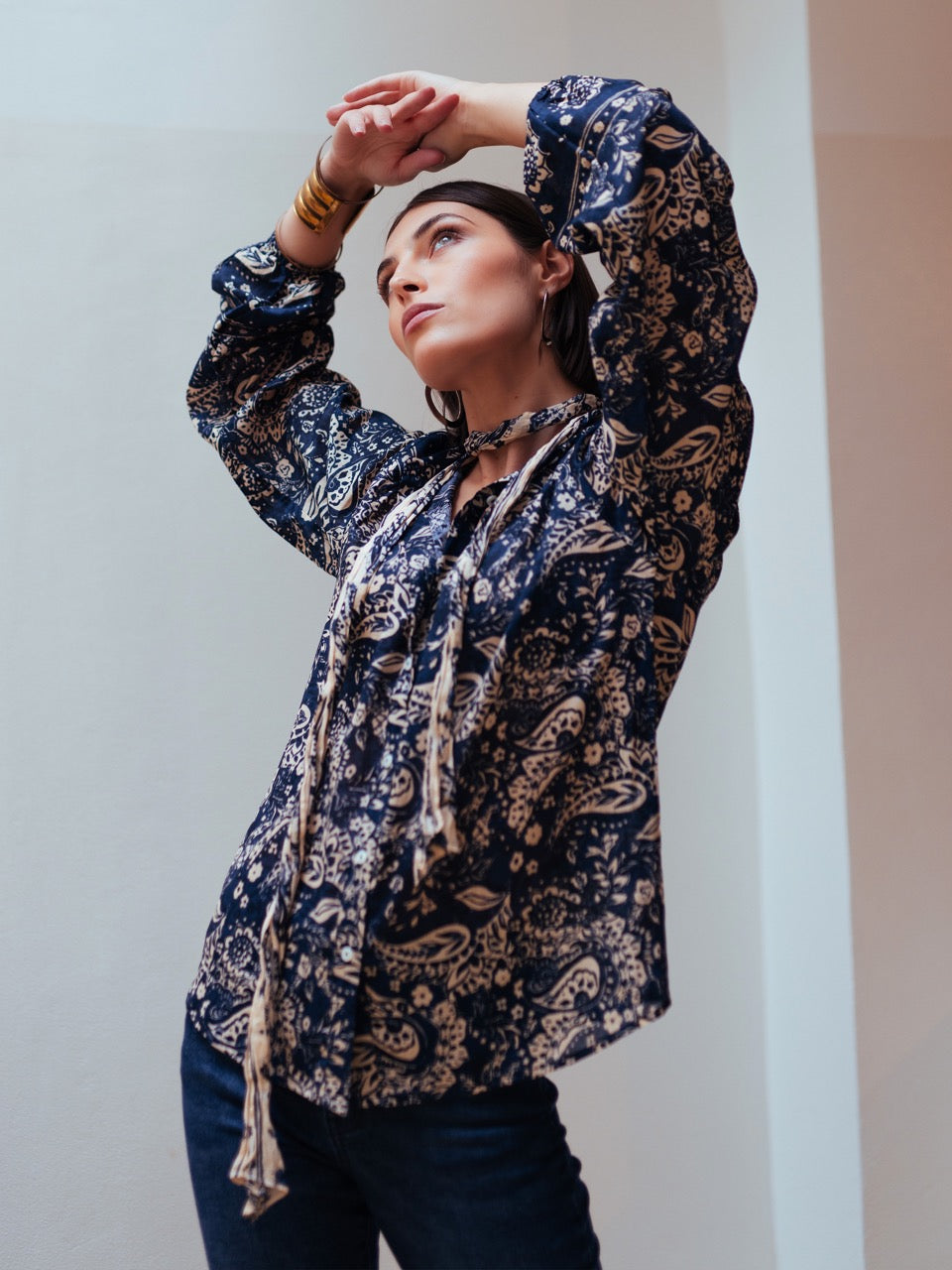 Shirt mit Bandana-Print