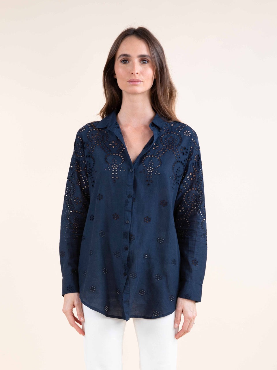 Bestickte Bluse