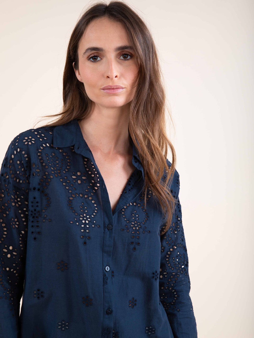 Bestickte Bluse