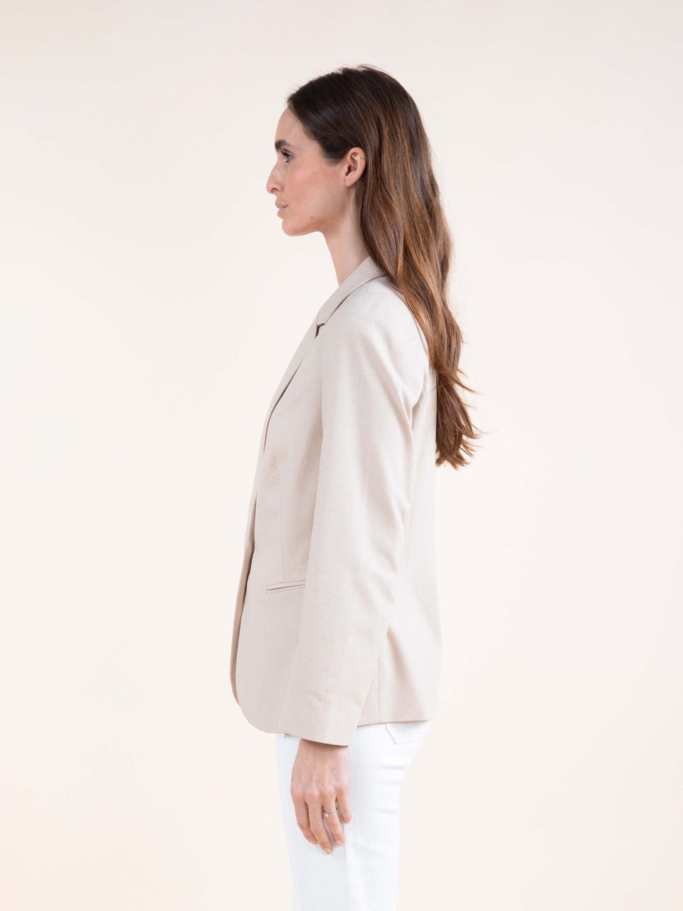 Blazer mit Schmuckknopf