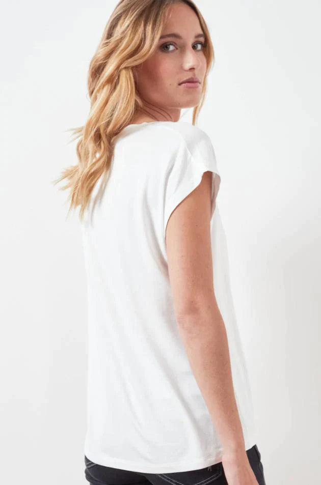 T-Shirt mit V-Ausschnitt JADE
