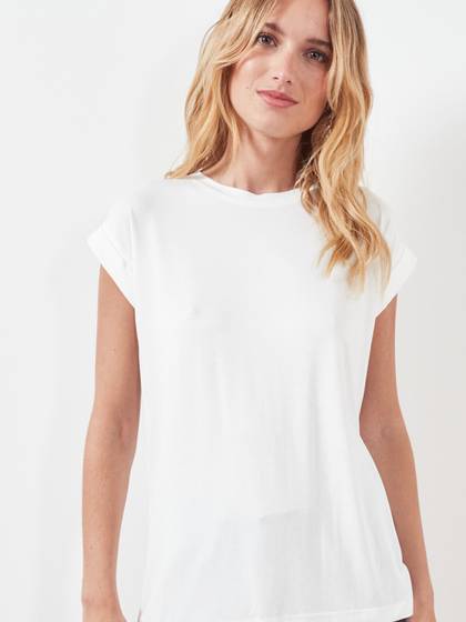 T-Shirt mit Rundhalsausschnitt AMBRE