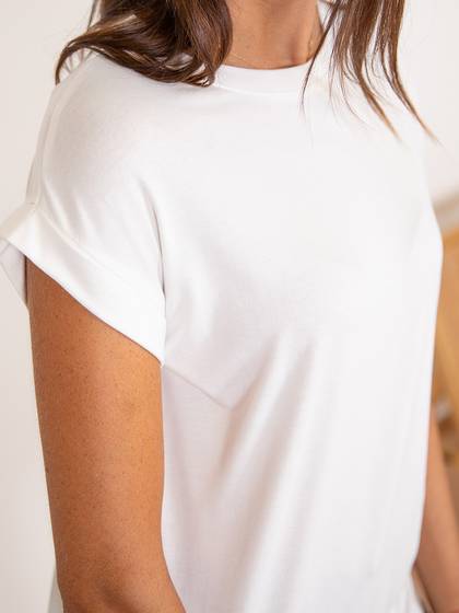 T-Shirt mit Rundhalsausschnitt AMBRE