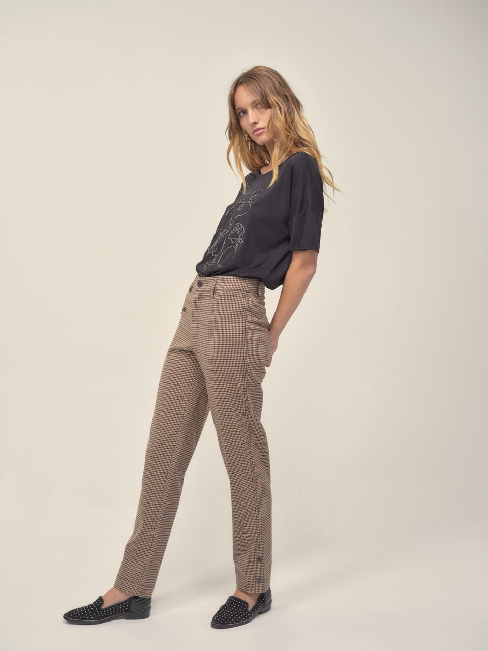 Karierte Hose