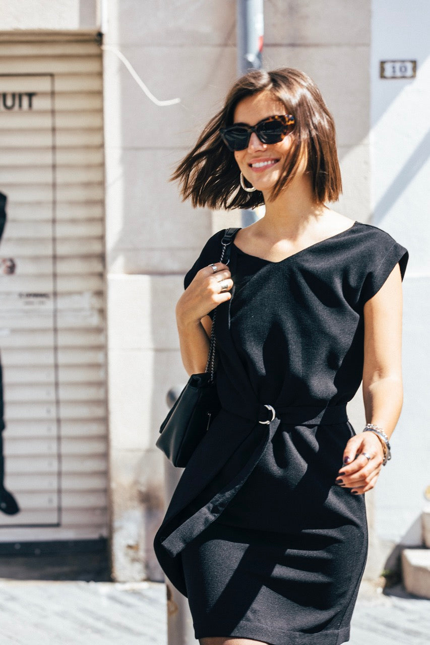 Drapiertes Kleid