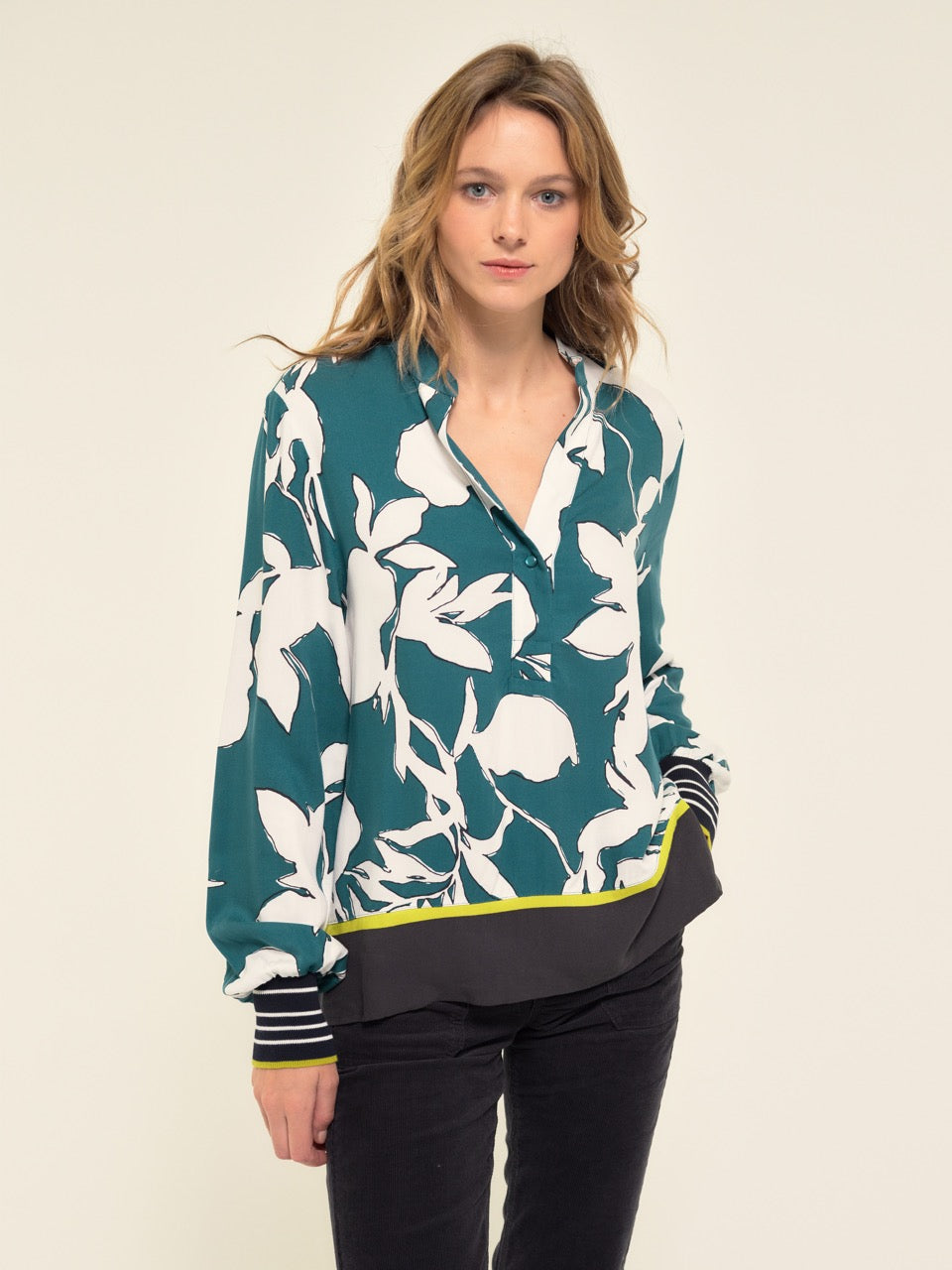 Bedruckte Bluse
