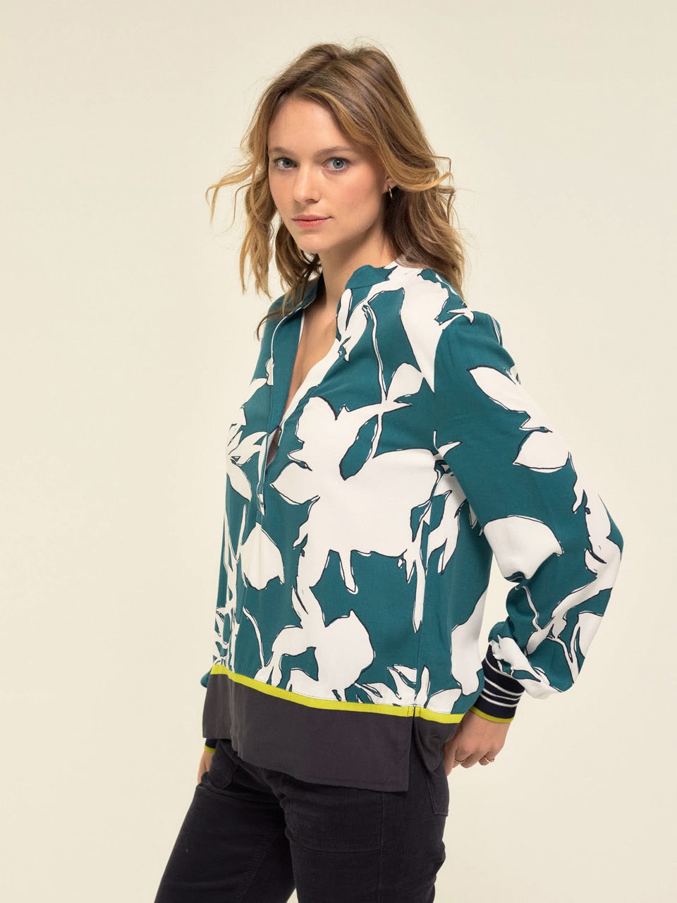 Bedruckte Bluse