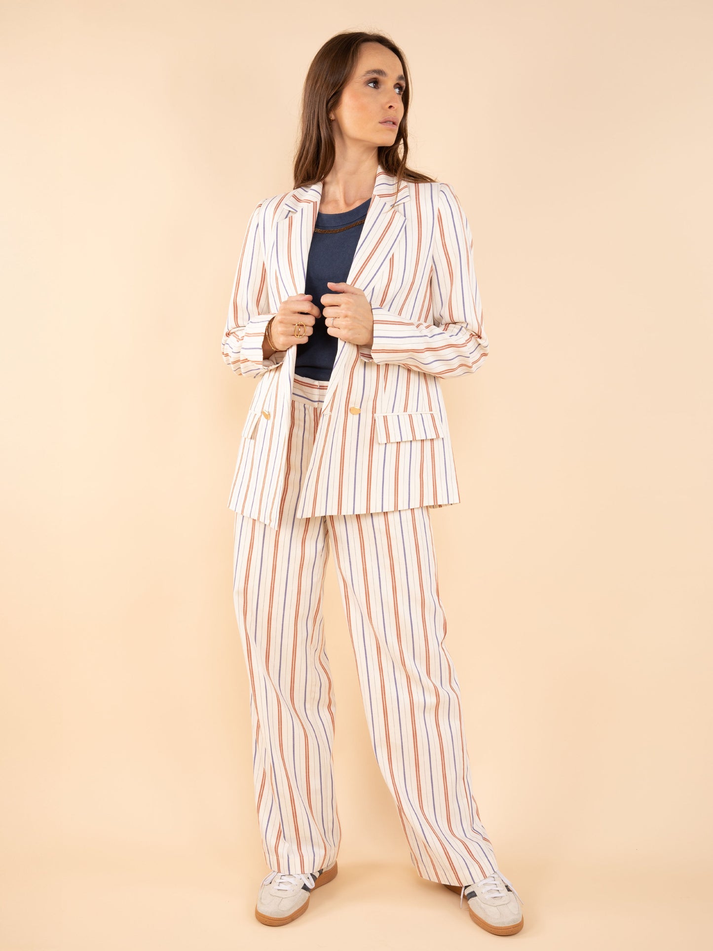 Gestreifter Blazer