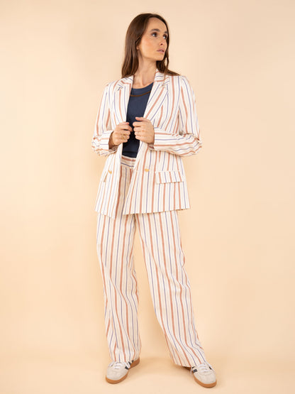 Gestreifter Blazer